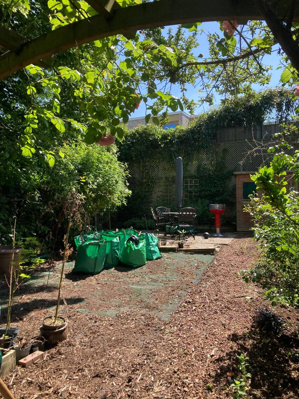 Neatly maintained garden borders after H&O Gardening visit